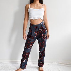 Bianca Spender Silk Jogger Pants